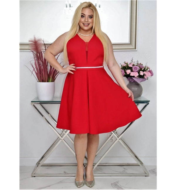 001120. ARIA CZERWONY plus size